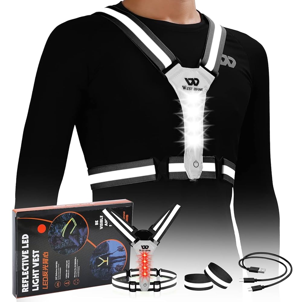 Amazon.com : West Biking Running Vest Light - Led Running